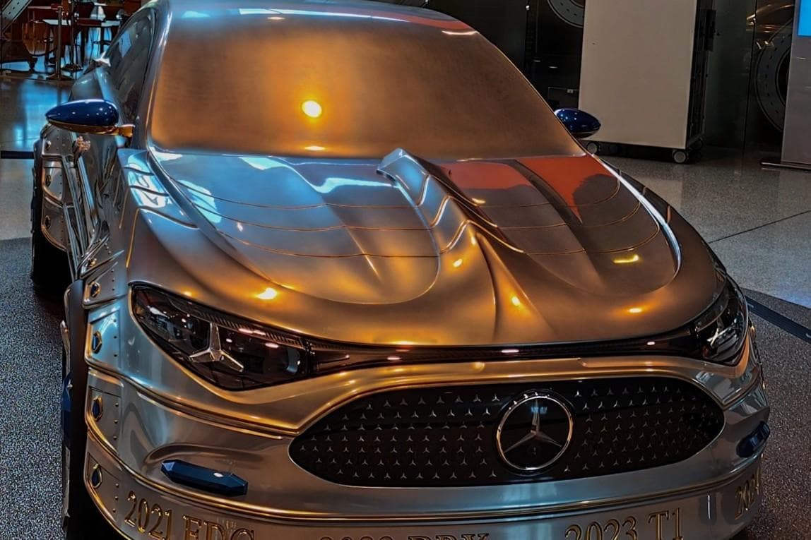 Mercedes CLA Art Piece